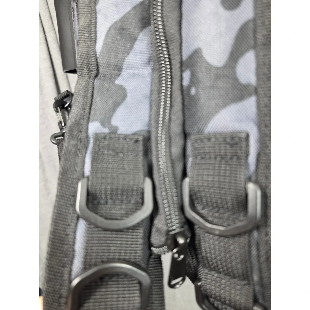 New Tactical Fishing MOLLE Backpack Sling Shoulder Handle Black Camo Utility Bag